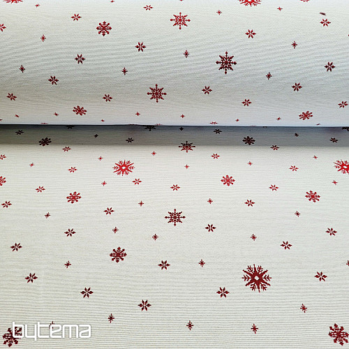 Tessuto per arazzo SOFT FLAKE RED