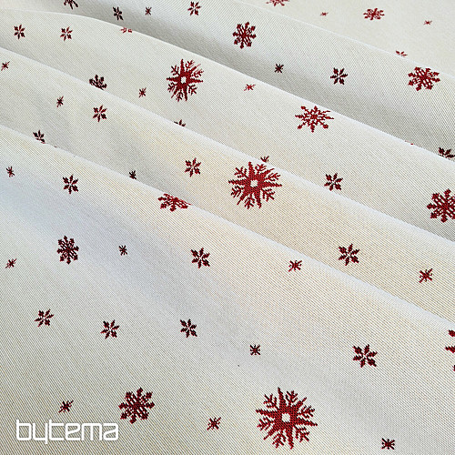 Tessuto per arazzo SOFT FLAKE RED