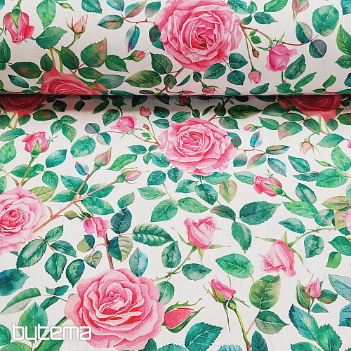 Tessuto decorativo ROSE HOPING ROSE