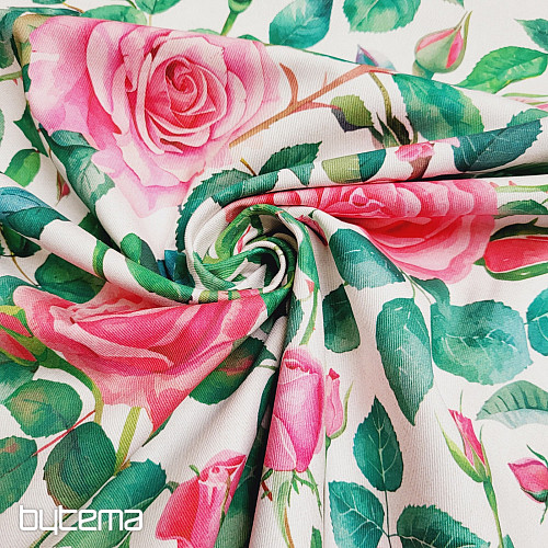 Tessuto decorativo ROSE HOPING ROSE
