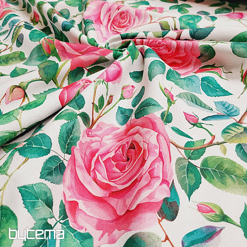 Tessuto decorativo ROSE HOPING ROSE