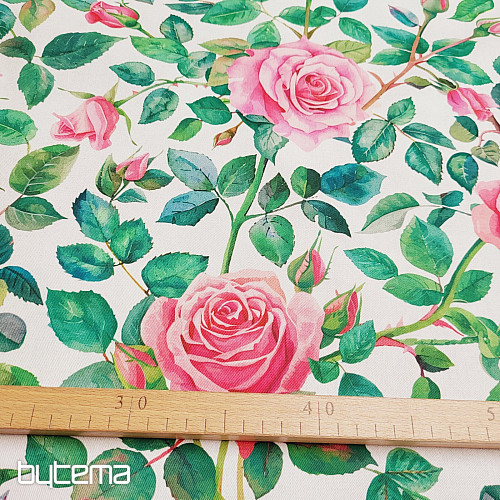 Tessuto decorativo ROSE HOPING ROSE