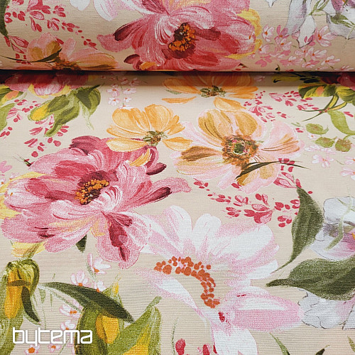 Tessuto decorativo FIORI ROSAURA