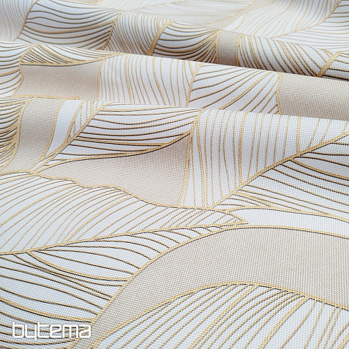 Tessuto decorativo MAXI FOGLIE beige