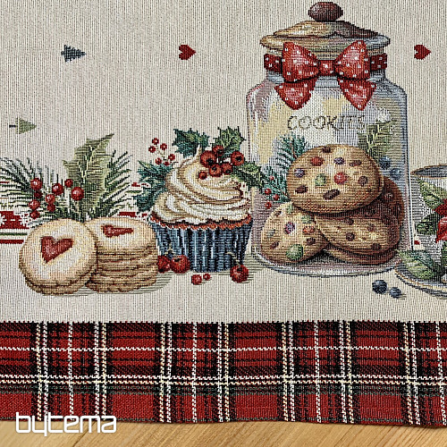 Tovaglia e sciarpa in arazzo CHRISTMAS CANDY