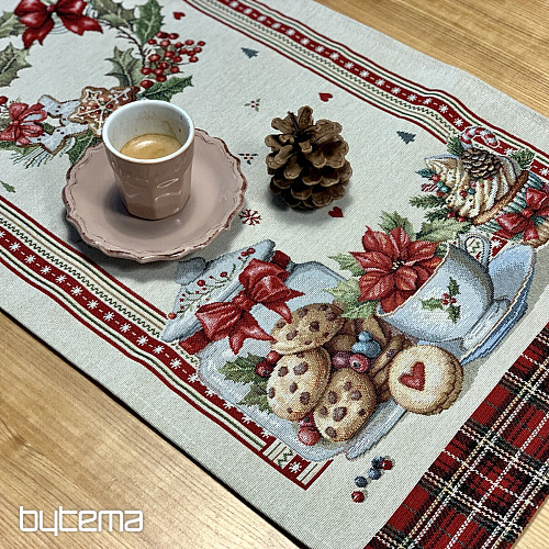 Tovaglia e sciarpa in arazzo CHRISTMAS CANDY
