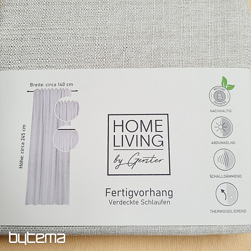 Tenda di lusso pronta all'uso HOME LIVING beige grigio