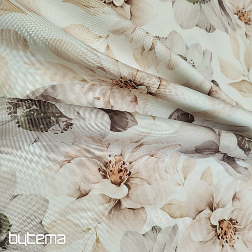 Tessuto decorativo OXFORD BEIGE FLOWER