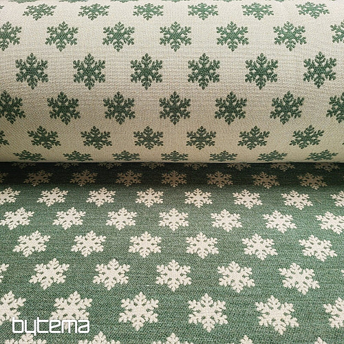 Tessuto decorativo lussuoso FLAKES GREEN