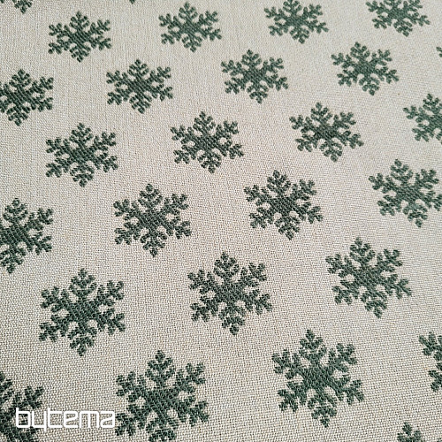 Tessuto decorativo lussuoso FLAKES GREEN