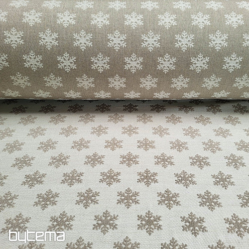 Tessuto decorativo lussuoso FLAKES BEIGE