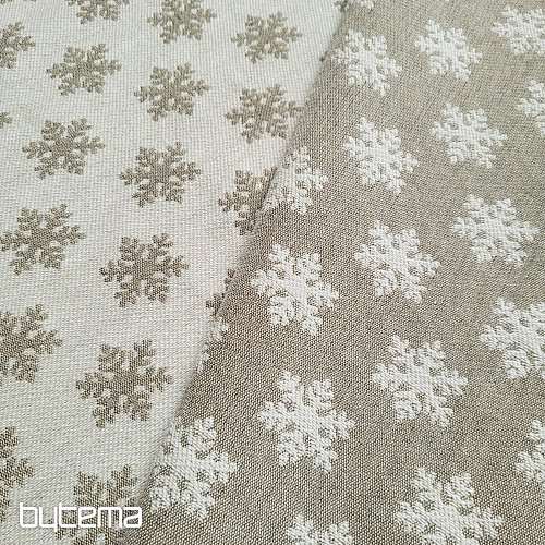 Tessuto decorativo lussuoso FLAKES BEIGE