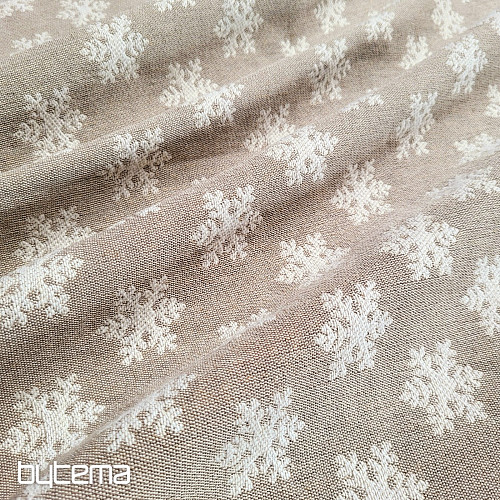 Tessuto decorativo lussuoso FLAKES BEIGE