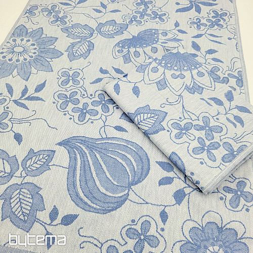 Asciugamani in cotone FIORI BLU