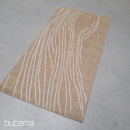 Tappeto da esterno Essenza marrone-bianco