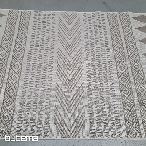 Tappeto da esterno Duce marrone-beige