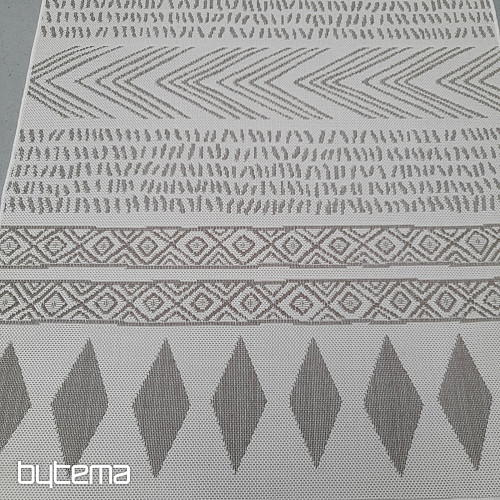 Tappeto da esterno Duce marrone-beige