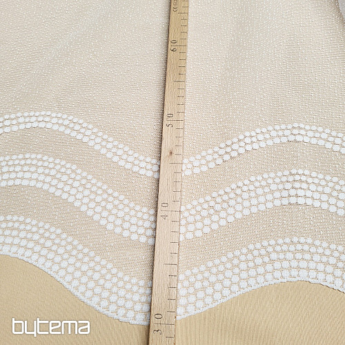 Tenda jacquard DOTS bianca