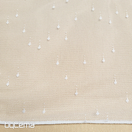 Tenda jacquard DROP bianca