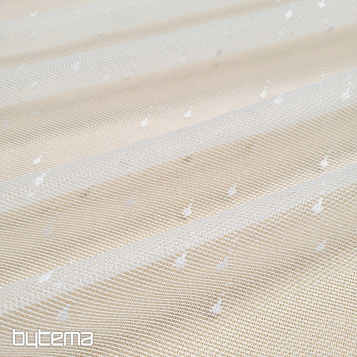 Tenda jacquard DROP bianca