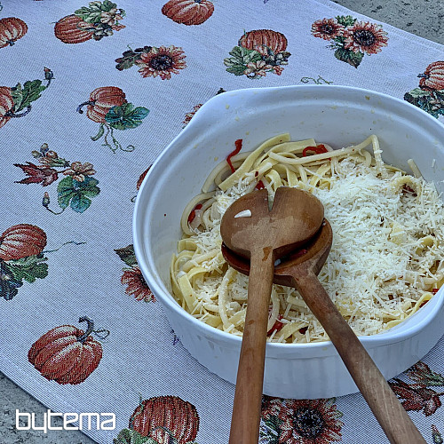 Tovaglia e sciarpa in gobelin PUMPKIN PICKUP