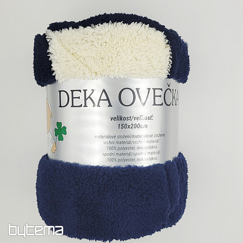 Coperta pecora-pecora BLU MARINO