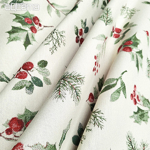 Tessuto decorativo di lusso HOLLY GREEN
