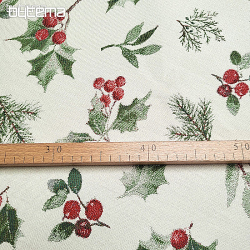 Tessuto decorativo di lusso HOLLY GREEN