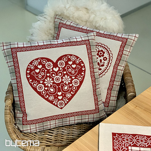 Federa per cuscino in arazzo CUORE IN UNA SCATOLA 2