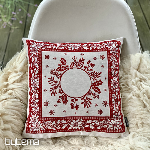 Copertura per arazzo natalizio FOLK CHRISTMAS 2 rosso