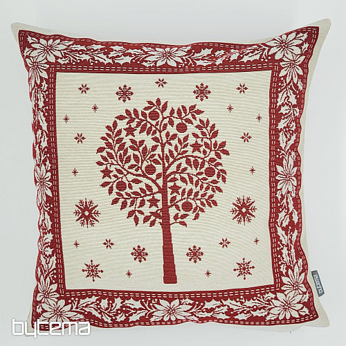 Copertura per arazzo natalizio FOLK CHRISTMAS 1 rosso