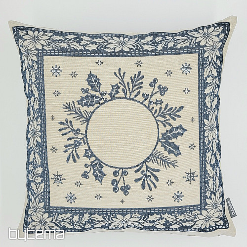Copertura per arazzo natalizio FOLK CHRISTMAS 2 blu