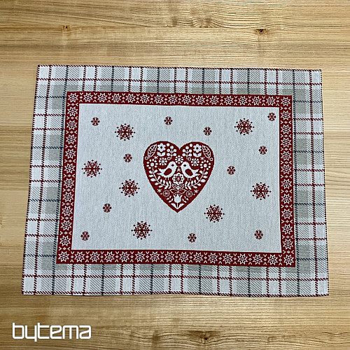 Tovaglia e sciarpa in arazzo CUORE IN KARA