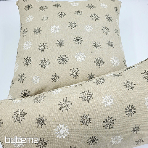 Copertura decorativa natalizia FLAKES GRIGIO BIANCO