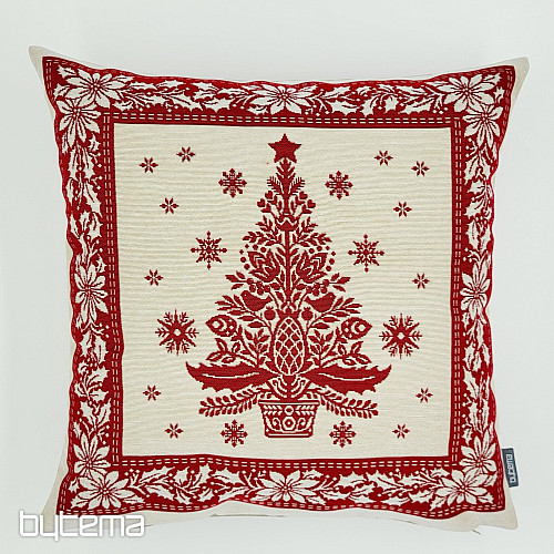 Copertura per arazzo natalizio FOLK CHRISTMAS 3 rosso