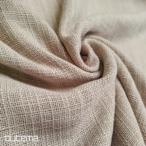 Tessuto decorativo di lusso LINO beige