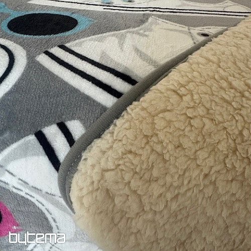 Coperta Pecora STAMPATA - STIVALI