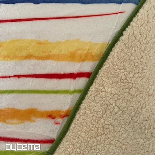 Coperta Pecora STAMPA - STRISCE ACQUERELLO