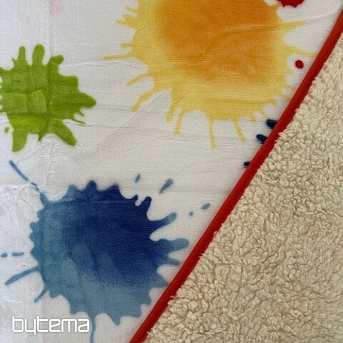 Coperta di pecora STAMPA - MACCHIE ACQUERELLO