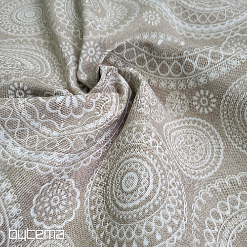 Tessuto decorativo MANDALA beige