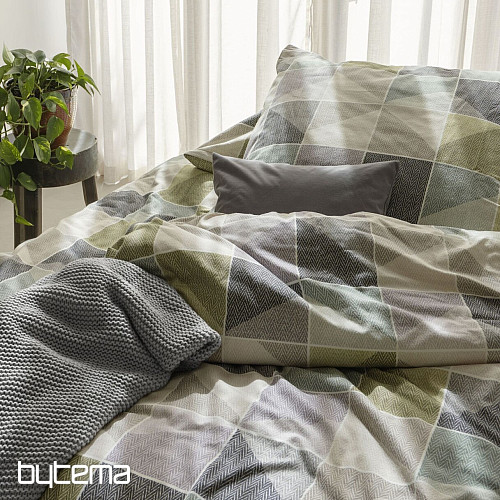 Biancheria da letto di lusso in flanella IRISETTE KOALA 8646-30 VERDE