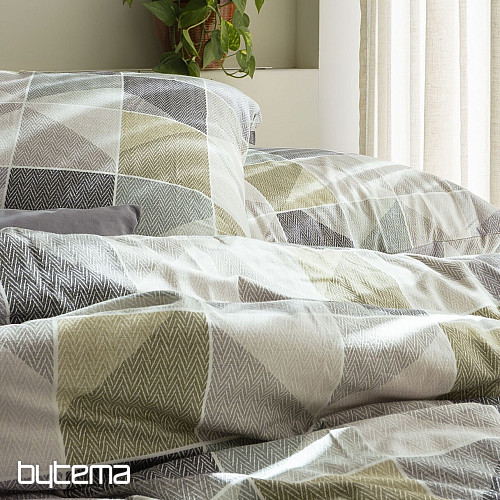 Biancheria da letto di lusso in flanella IRISETTE KOALA 8646-30 VERDE