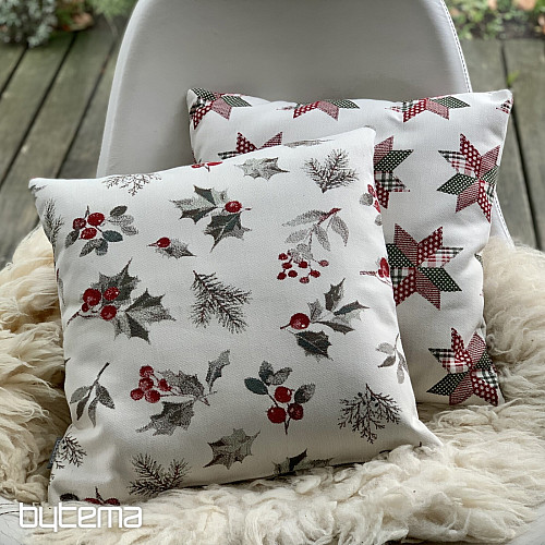 Copertura decorativa natalizia HOLLY GREY