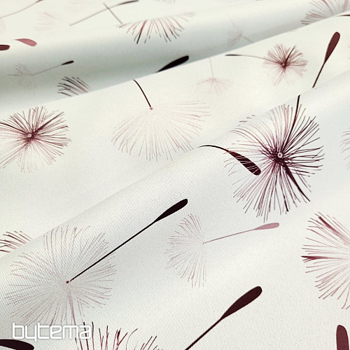 Tessuto decorativo BLACK OUT DANDELION marrone