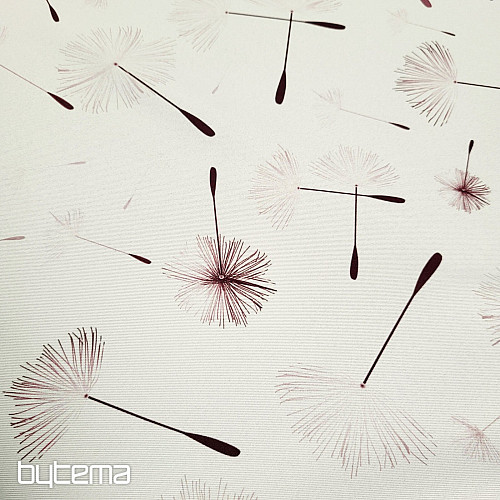 Tessuto decorativo BLACK OUT DANDELION marrone