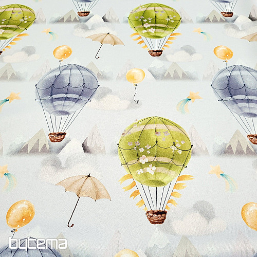 Tessuto decorativo BLACK OUT FLYING BALLOON