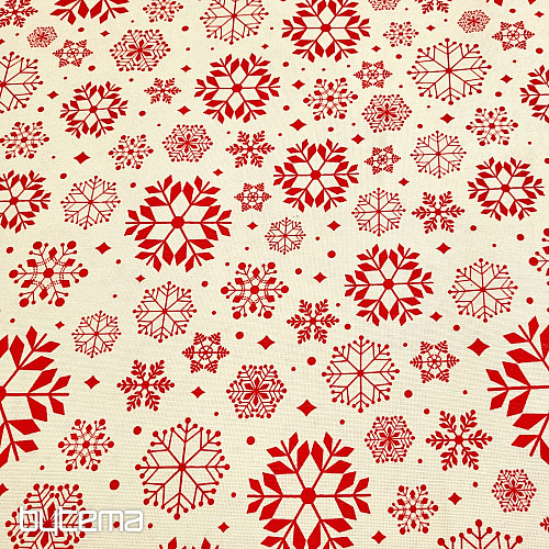 Tessuto decorativo RED FLAKES