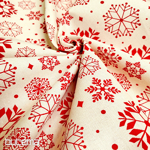 Tessuto decorativo RED FLAKES
