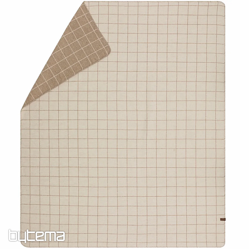 Coperta DF MERANO CHECKERED BEIGE