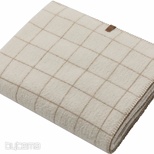 Coperta DF MERANO CHECKERED BEIGE